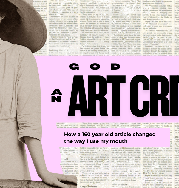 A 160 Year Old Article About Art Changed How I Use My Mouth