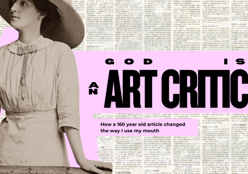 A 160 Year Old Article About Art Changed How I Use My Mouth