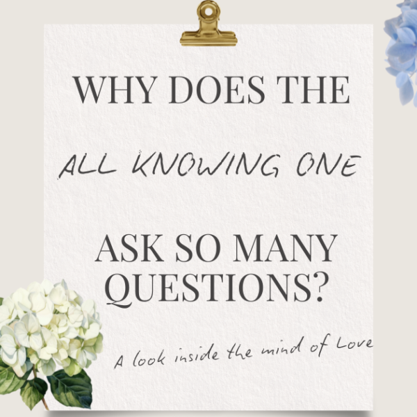 Why Does The All Knowing One Ask So Many Questions? A look inside the mind of Love