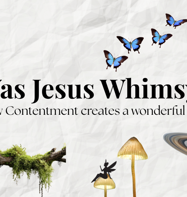 Was Jesus Whimsy? How contentment creates a wonderful life